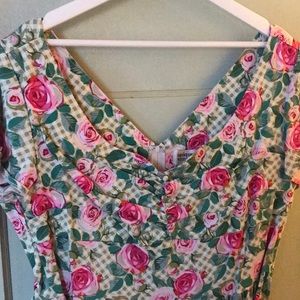 Unique Vintage floral dress